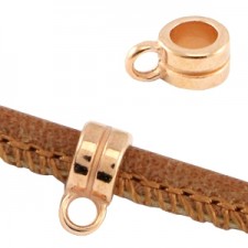DQ metal Bail with Loop Ø 3.8mm Rosegold
